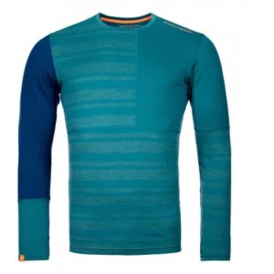 Термокофта ORTOVOX 185 rock'n'wool long sleeve M | pacific green