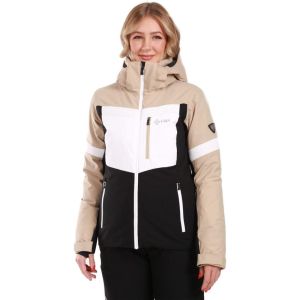 Куртка гірськолижна KILPI Valera-w | beige/white/black