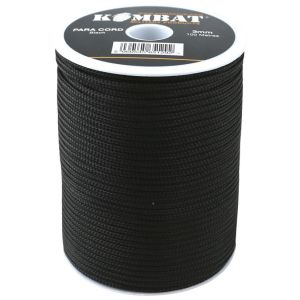 Паракорд Kombat uk Paraсord reel | чорний | 100м | Art: KB-PCR-BLK