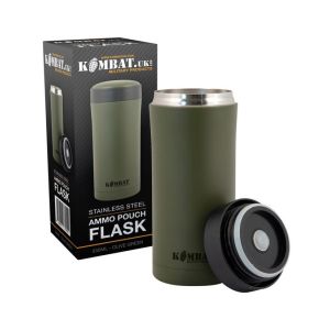Термос Kombat uk Ammo pouch flask | оливковий | o6,5 см, 330 МЛ | Art: KB-AF-