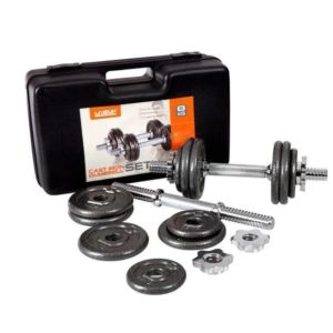 Гантелі LIVEUP Dumbbell set | чорний | 2х7,5кг | Art: LS2322B-15KGS