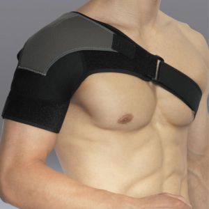 Фіксатор плеча LIVEUP Shoulder support | чорний | Uni | Art: LS5765