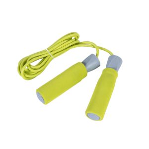 Скакалка Liveup Pvc foam handle jump rope | жовтий | 275 СМ | Art: LS3118