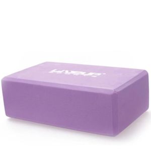 Блок для йоги Liveup Eva brick | фіолетовий | 22.9x15.2x7.6см | Art: LS3233A-P