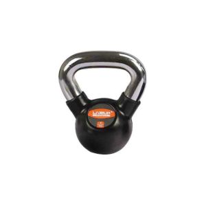 Гиря Liveup Rubber kettel dumbell | чорний | 4кг | Art: LS2044-4