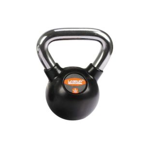 Гиря Liveup Rubber kettel dumbell | чорний | 8кг | Art: LS2044-8