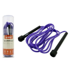 Скакалка Liveup Pvc jump rope | чорний, фіолетовий | 275x0,5см | Art: LS3115