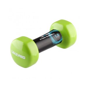 Гантелі LIVEPRO Studio dumbbell | зелений | 1,5кг | Art: LP8076-1.5