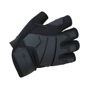 Тактичні рукавички Kombat uk Alpha Fingerless (kb-aftg-blk)