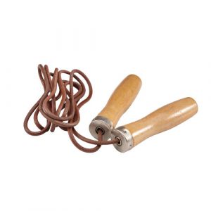 Скакалка Liveup Jump Rope Leather LS3121 Brown