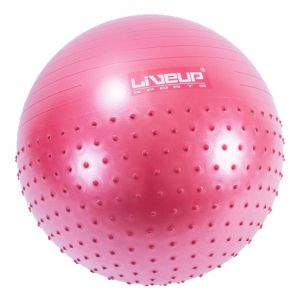 Фитбол Liveup Half Massage Ball LS3569 Raspberry