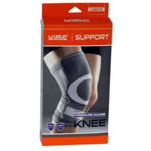 Наколенник Liveup Knee Support LS5676-M Grey/White